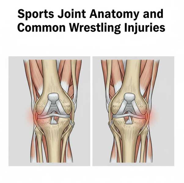 آناتومی زانو و پیشگیری از آسیب های کشتی با تغذیه